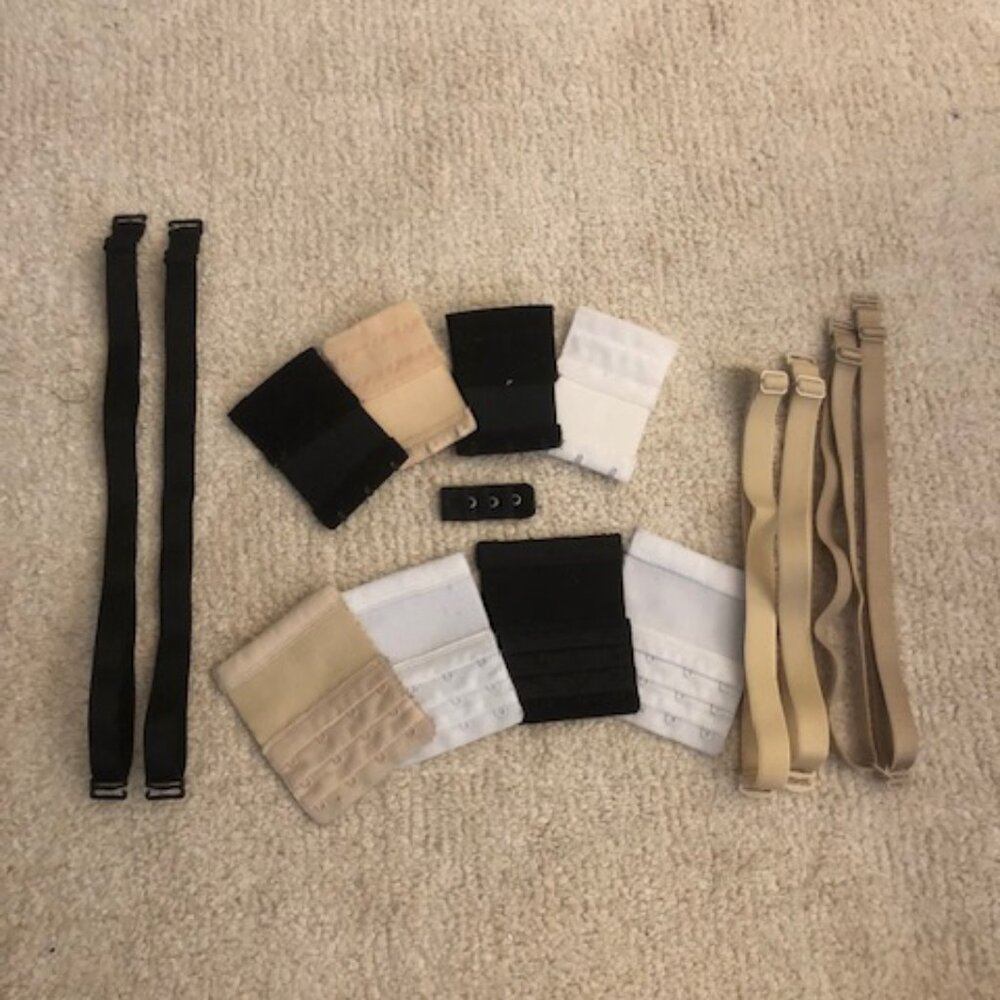 Bra Band Extenders and Extra Straps Set